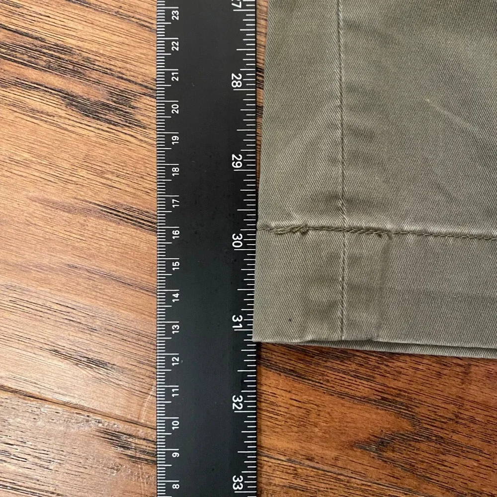 Polo Ralph Lauren Stretch Straight Fit Chino Pants Mens Olive Green 31 Inseam